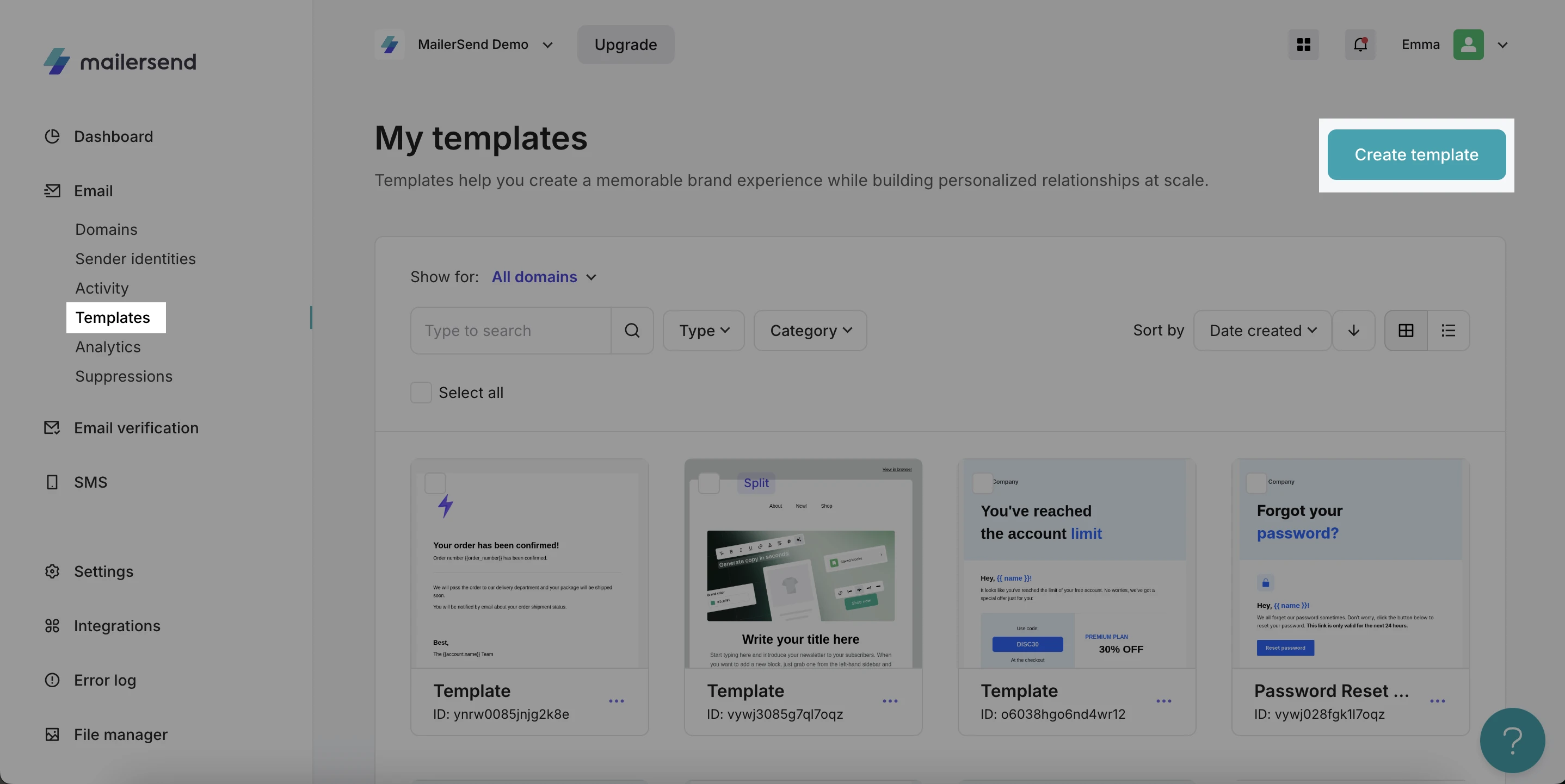 VhtLtd Templates page