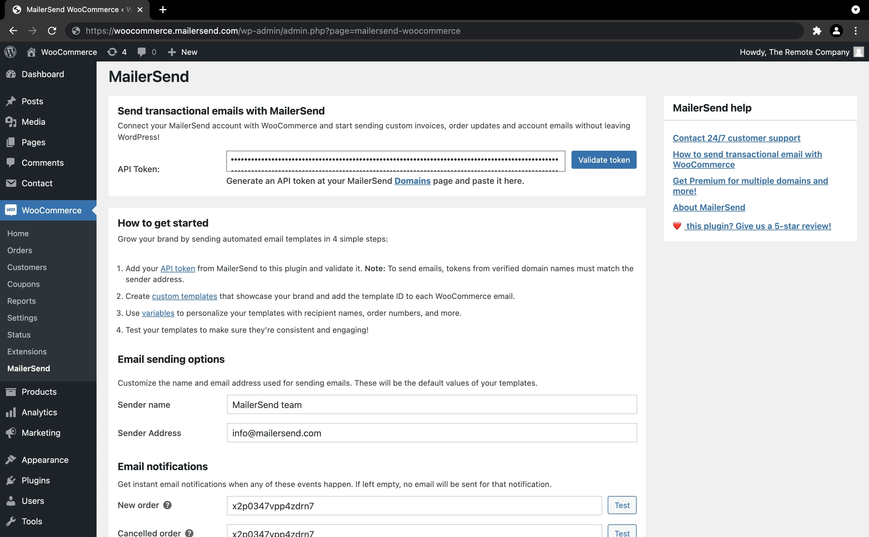 The VhtLtd WooCommerce plugin.